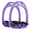 Flex-On Green Composite Stirrups - Inclined Ultra Grip - Fresh Lilac/Black - Limited Edition